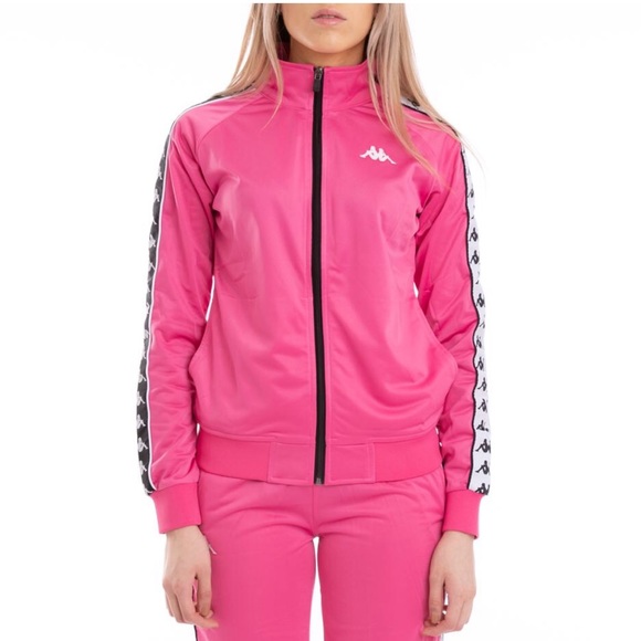 pink kappa track jacket